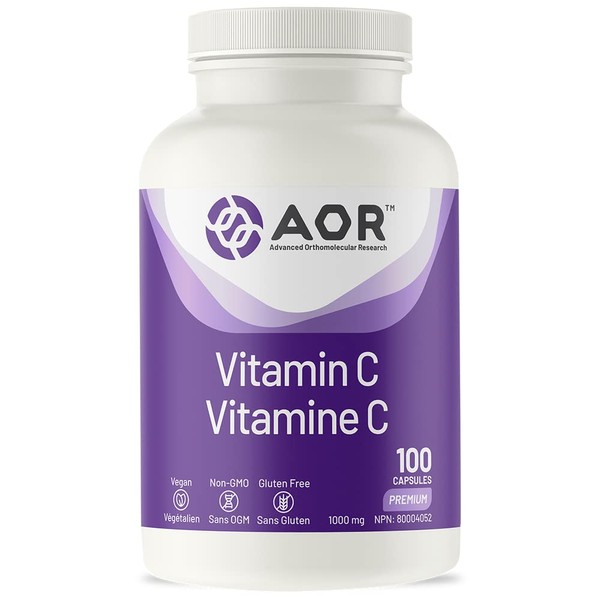 AOR - Vitamin C - 100 Capsules - The Most Popular Vitamin and Antioxidant