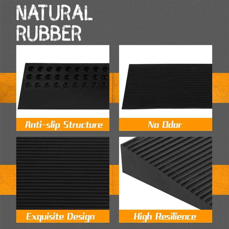 BeckTour 1.5'' Rise Threshold Ramp for Doorways, 2204 LBS Capacity