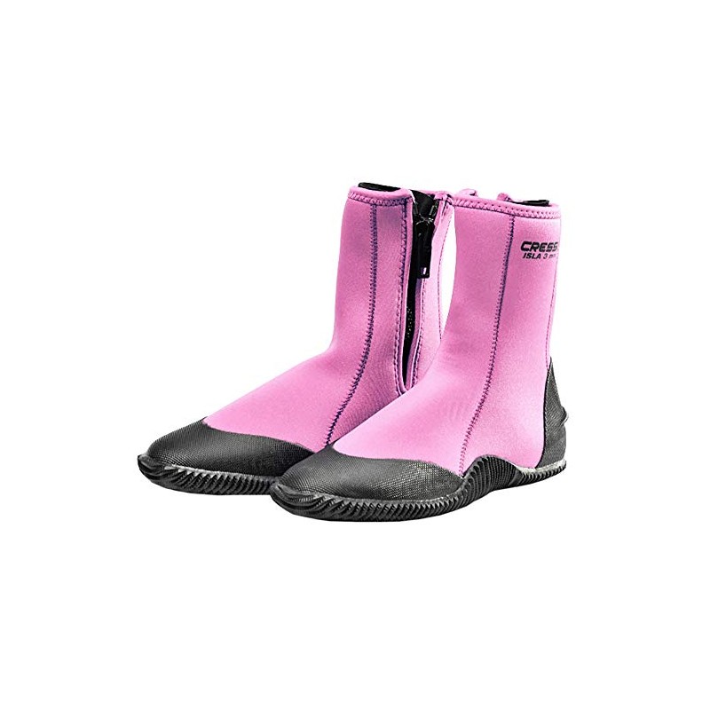 Cressi Isla Boots - Unisex Diving Neoprene Boots with Rubber
