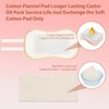 Heated Castor Oil Pack Wrap | Residual Warmth, Overnight Use