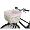 MARUTO (マルト) Inner Type Front Basket Cover Check Pink D-7F