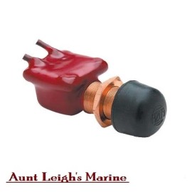 SeaChoice Marine Push Button Waterproof Momentary Switch 2-Position Off - Mom.On