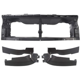 Front Bumper Fascia Support Black Compatible with 2008-2014 Dodge Challenger Replacement for 68043965AC CH1041109 68043965AB