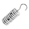 Sosoport Laboratory Slotted Mass Set Chrome Plated Iron Weights with
