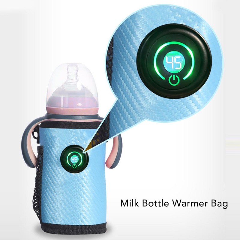 Milk Bottle Warmer Bag Digital Display Constant Temp Adjustable Temperature