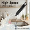 Rechargeable Milk Frother Handheld 3 Speed Coffee Foamer [3 Whisk]