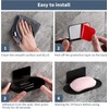 Rise age Soap Holders for Shower, Adhesive Shower Soap Holder,