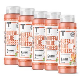 Taste Flavor Co. Grilling, Dipping Sauce and Marinade, Great Tasting, Low-Calorie Sauces, Keto Friendly, No Oils (5 Pack, Buffalo Blue Cheese)