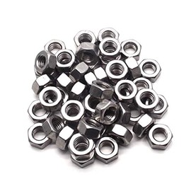 TERF® M4 Hex Hexagon Nut M4 (4mm) Stainless Steel A4 (316) Marine Grade Hex Hexagon Full Nuts - Pack of 50