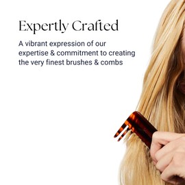 Caswell-Massey Standard Hair Brush with Nylon and Boar Bristles, Paddle Hairbrush Suitable for Normal to Thick Hair, Ideal for Straight, Wavy & Curly Hair, 8.75”