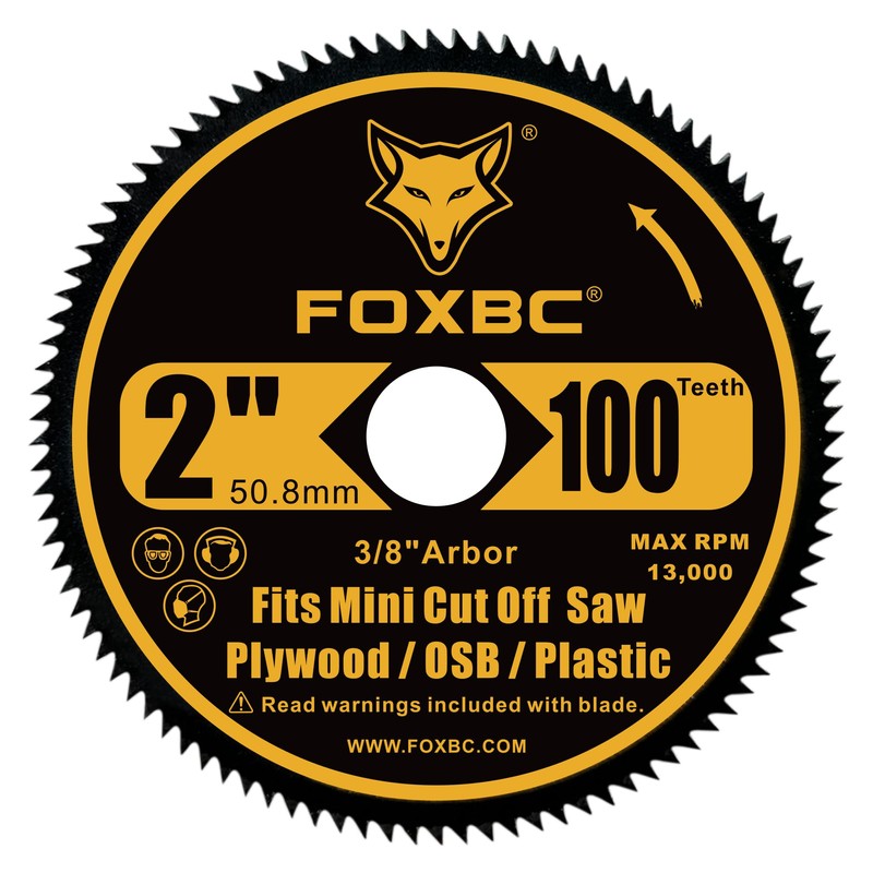 FOXBC 2 Inch HSS Saw Blade 100T for Mini High