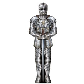 Beistle Suit of Armor Medieval Cutout-1 Pc, Multicolored