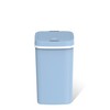 NINESTARS NPT-16-1BL Automatic Touchless Motion Sensor Diaper Disposal Trash Can with lid, 4.2 gallon/16 L, Baby Blue Plastic