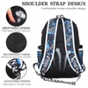 RM Family - Mochila luminosa para niños, 15.6 pulgadas con