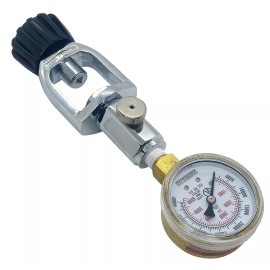 Preece Precision Scuba Tank Pressure Check Gauge, AIR RIFLE, SCBA, PAINT BALL TRANSFILL