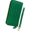 Angel's Closet Crocodile Long Wallet, High Quality Cowhide Leather Wallet,