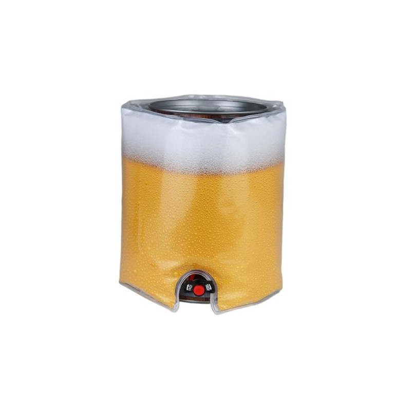 ich-zapfe.de 443411 Cooling Sleeve, Plastic, Silver, 20 cm x 15