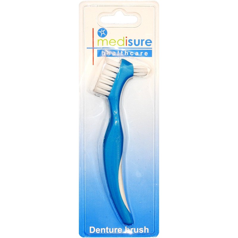 Mediusre Healthcare Orthodontic Denture Cleaning Comfort Contoured Grip Double Sided