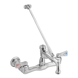 Moen 8124 Commercial M-Dura Two-Handle Service Sink Faucet with Vacuum Breaker and 2.5-Inch handles, Chrome