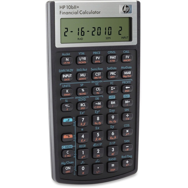 HP HP 10bII+ Financial Calculator
