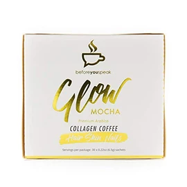 Before You Speak Glow Collagen Mocha Coffee, 30 Count