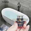 LEKEYE Tub Stopper | Shower Drain Hair Catcher | Pop-up