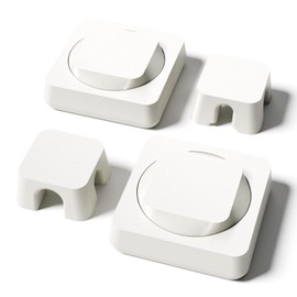 Magnetic Rotating Cable Holder with Weighted Base Desktop Wire Organizer Clip for Home Office Cable Management