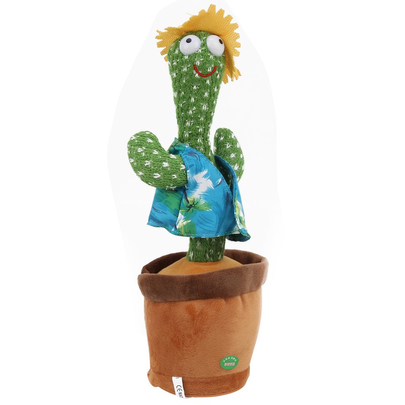 Cactus Plush Toy Multifunction Electronic Cacti Plaything Singing and Dancing