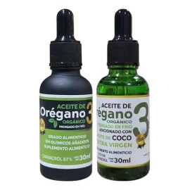 Aceite De Orégano Y Orégano Coco 30ml Alto En Carvacrol 87                                                                                            