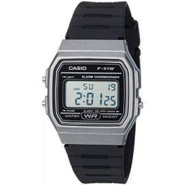 Casio Men's Digital Casual Watch ‑ F91WM-1B/F91WM - F91WM-1B