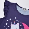 Jxstar Camisón a juego para niñas y muñecas, pijamas de