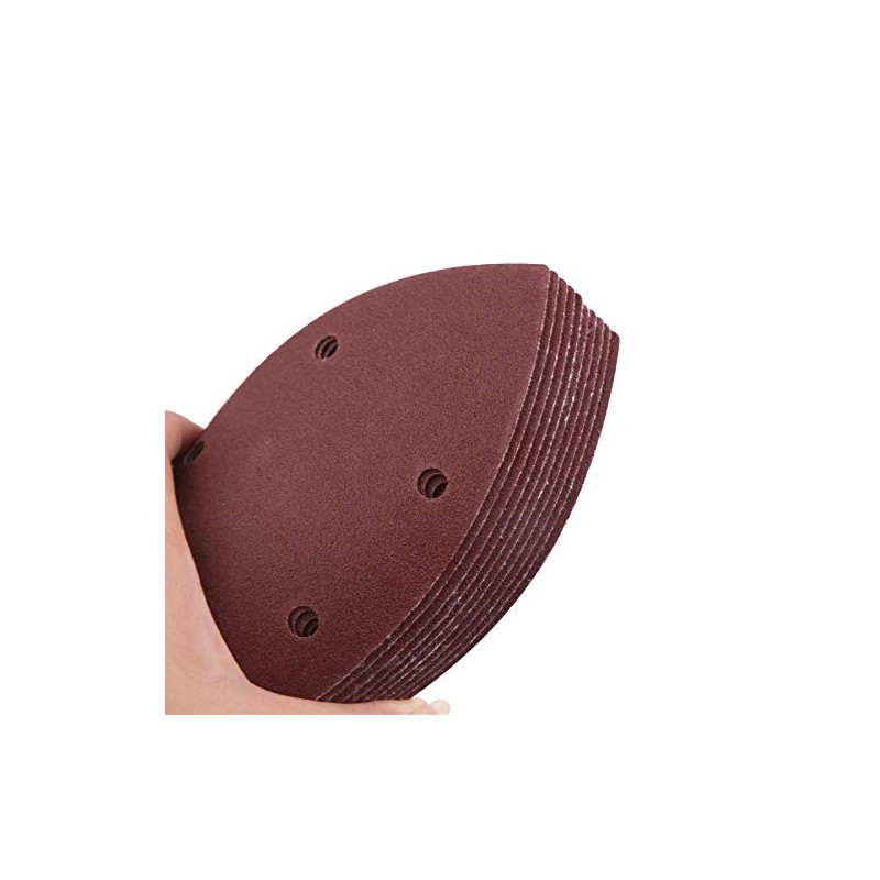 HugeDE 40 Pcs Mouse Detail Sander Sandpaper Sanding Paper Sander