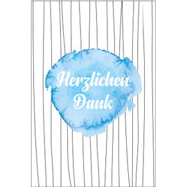 Pack of 10 Premium Thank You Cards (Folding Cards) with Envelopes, Thank You, Cards, Thank You Cards, Wedding, Birth, Baby, Christening, Farewell, Birthday, Anniversary