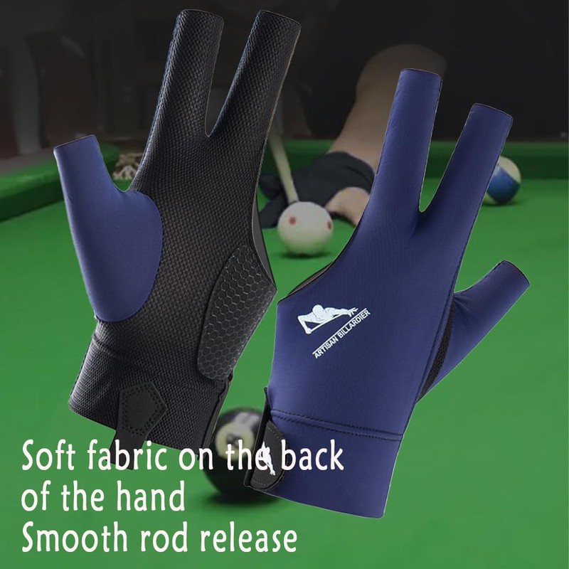Generisch Billiard Gloves, Snooker Gloves, Billiard Pool Cue Gloves, Adjustable