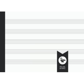 Music Manuscript Paper A5 Landscape: Notebook | Journal | Composition Book