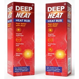 2X 35g Deep Heat Rub Cream Muscular – Bundled by GetInStyle Shop
