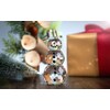Crystal Snowman Figurines Collectibles with Hat,, Table Decor Paperweight