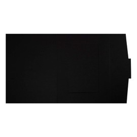 LUXPaper Fold-Over Easel Photo Holder Frames | 4" x 6" | Black Linen | 100lb. Text | 25 Qty