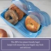 Touch Up Cup Bagel Fresh Holder Container Bread Storage Keeper