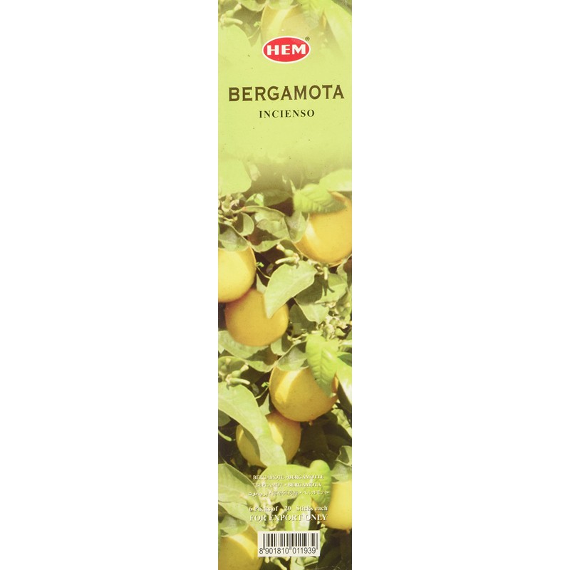 Bergamot - Box of Six 20 Stick Tubes, 120 Sticks