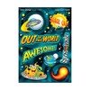 Trend Enterprises, INC. Space Out!/Alien Orange Mixed Shapes Stinky Stickers,