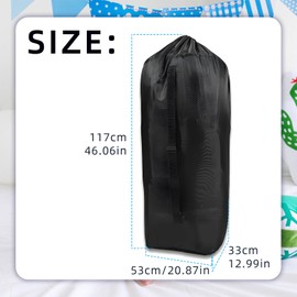 Pram Bag for Aeroplane Travel, Waterproof Foldable Organiser for Pushchairs with Shoulder Strap, Travel Pram Bag for Train Rides at the Airport, black, Modern
