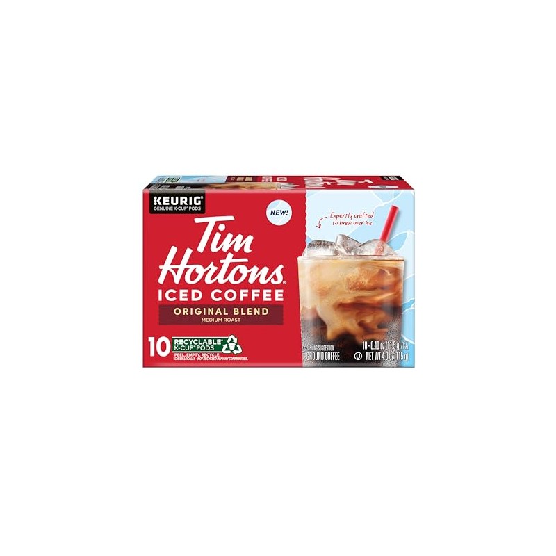 Tim Hortons Original Blend Brew Over Ice KCUPs 10ct