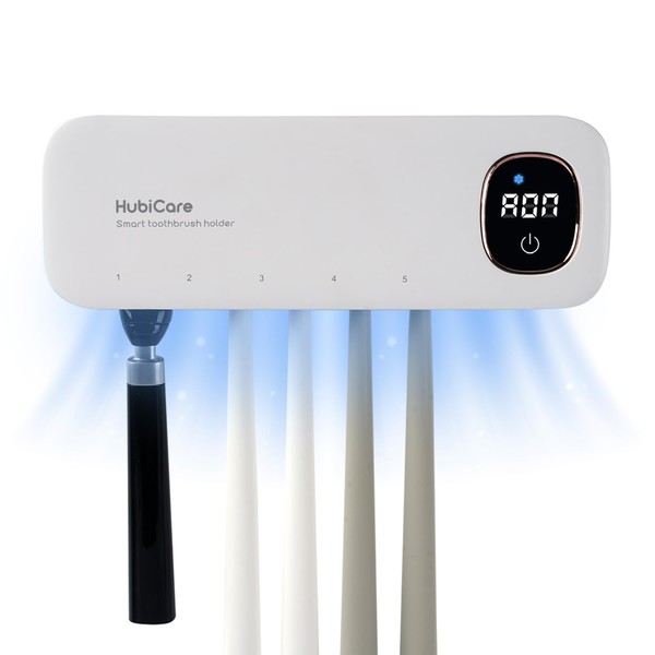 HubiCare Toothbrush Cleaner Fan Drying Function Toothbrush Holder Easy to