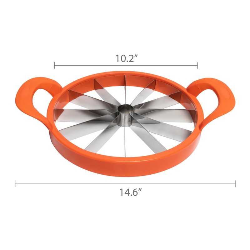KOLORAE Extra Large Watermelon Slicer, Stainless Steel Cutter with Durable