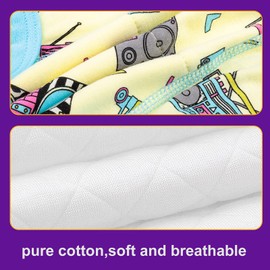 FLYISH DIRECT Potty Trainer Pants Girls Cotton Reusable Training Pants, 8 Packs, 6 Years