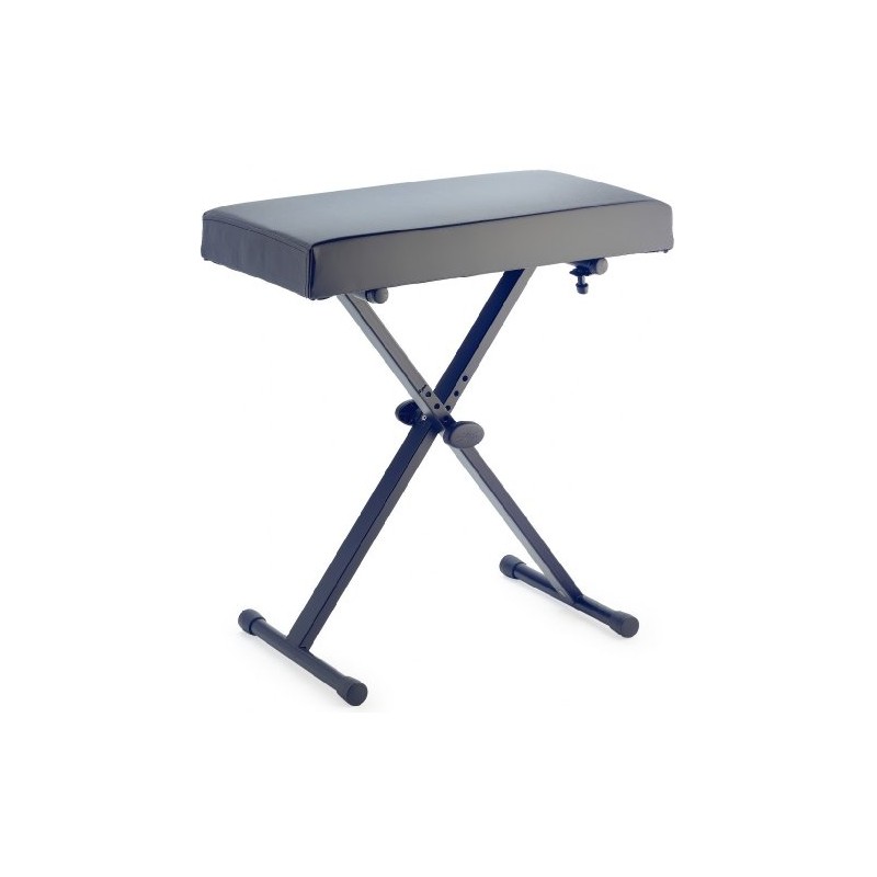 Stagg KEB-A30 Adjustable Keyboard Bench with X-Style Folding Legs -