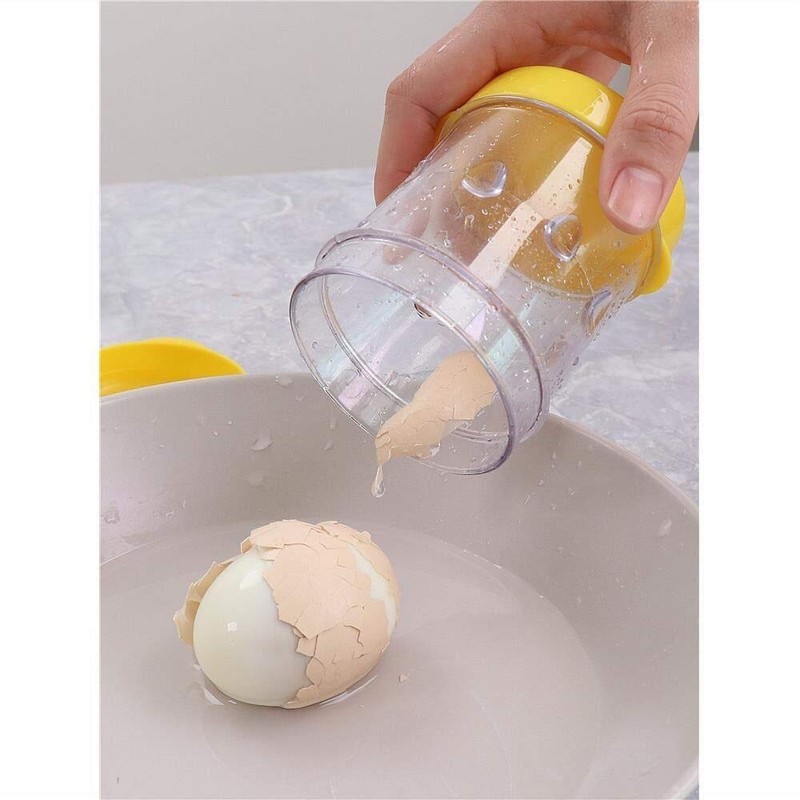 Boiled Egg Peeler Manually Egg Sheller Portable Hard-Boiled Egg Shell