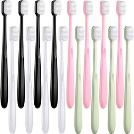 Patelai 16 Pcs Extra Soft Toothbrush, Ultra Soft for Sensitive Gums, 20000 Soft Bristles, Adult & Kid