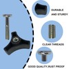 2Pcs Lawnmower Wing Nut Screw Bolt,Lawn Mower Handle Parts,Mower and